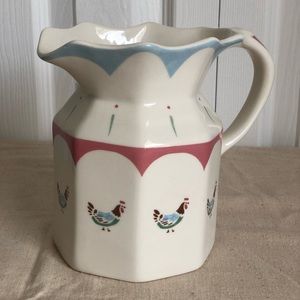Farmhouse chic pitcher